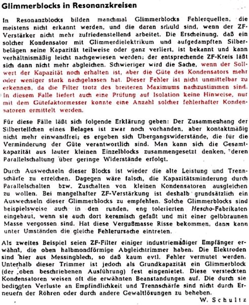 Artikel Glimmerblocks in Resonanzkreisen Artikel Glimmerblocks in Resonanzkreisen
